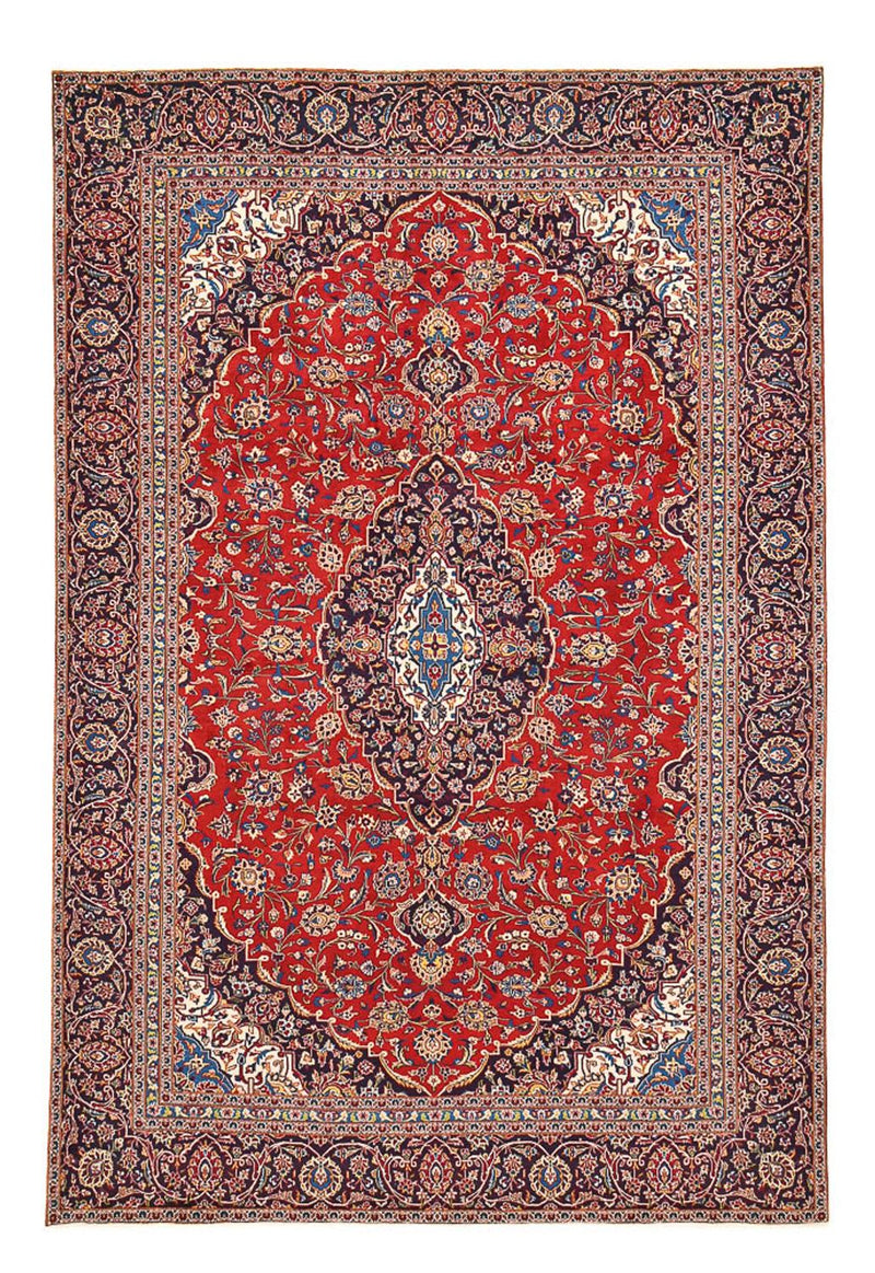 カシャーン 絨毯 405x275cm - ペルシャ絨毯