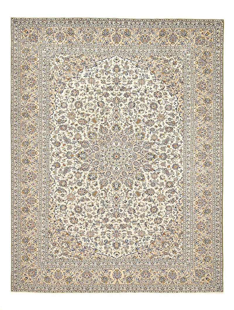 カシャーン 絨毯 397x295cm - ペルシャ絨毯