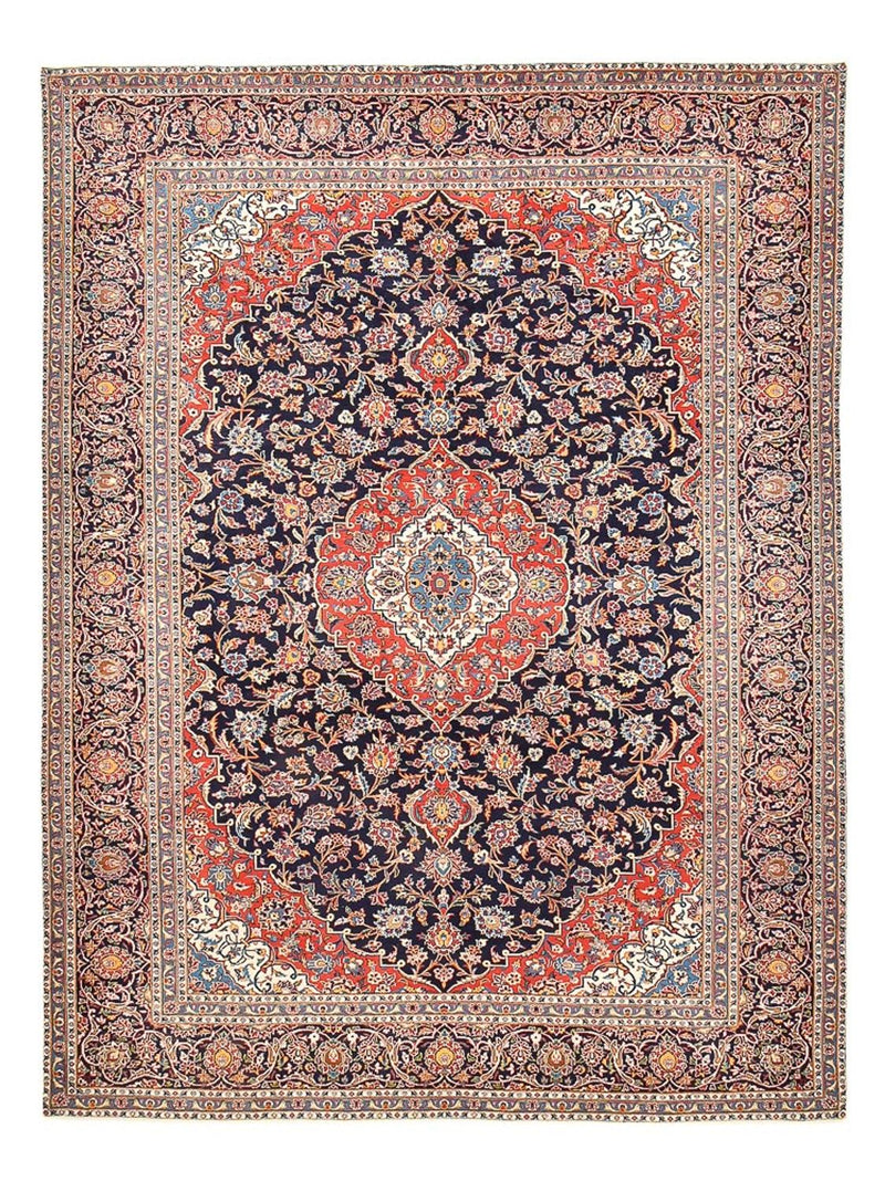 カシャーン 絨毯 405x300cm - ペルシャ絨毯