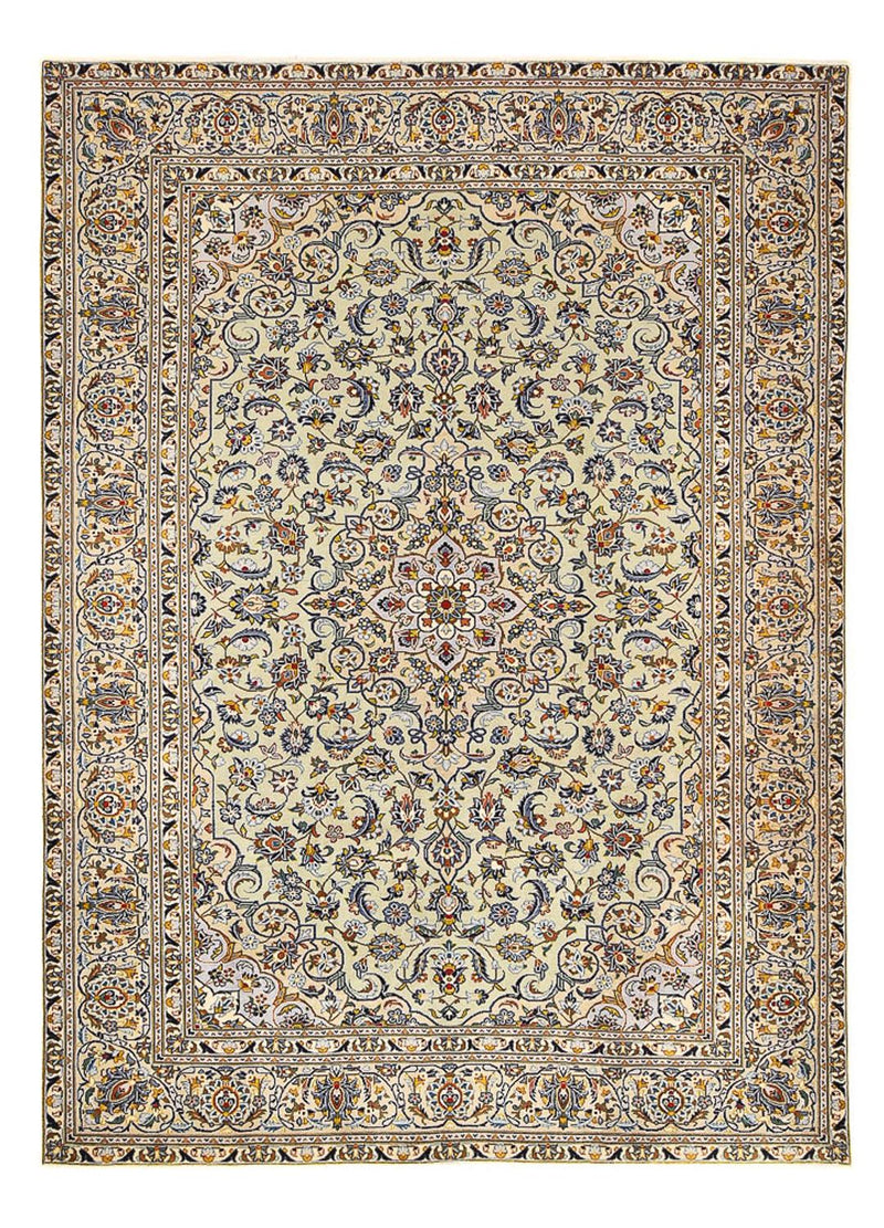 カシャーン 絨毯 350x249cm - ペルシャ絨毯