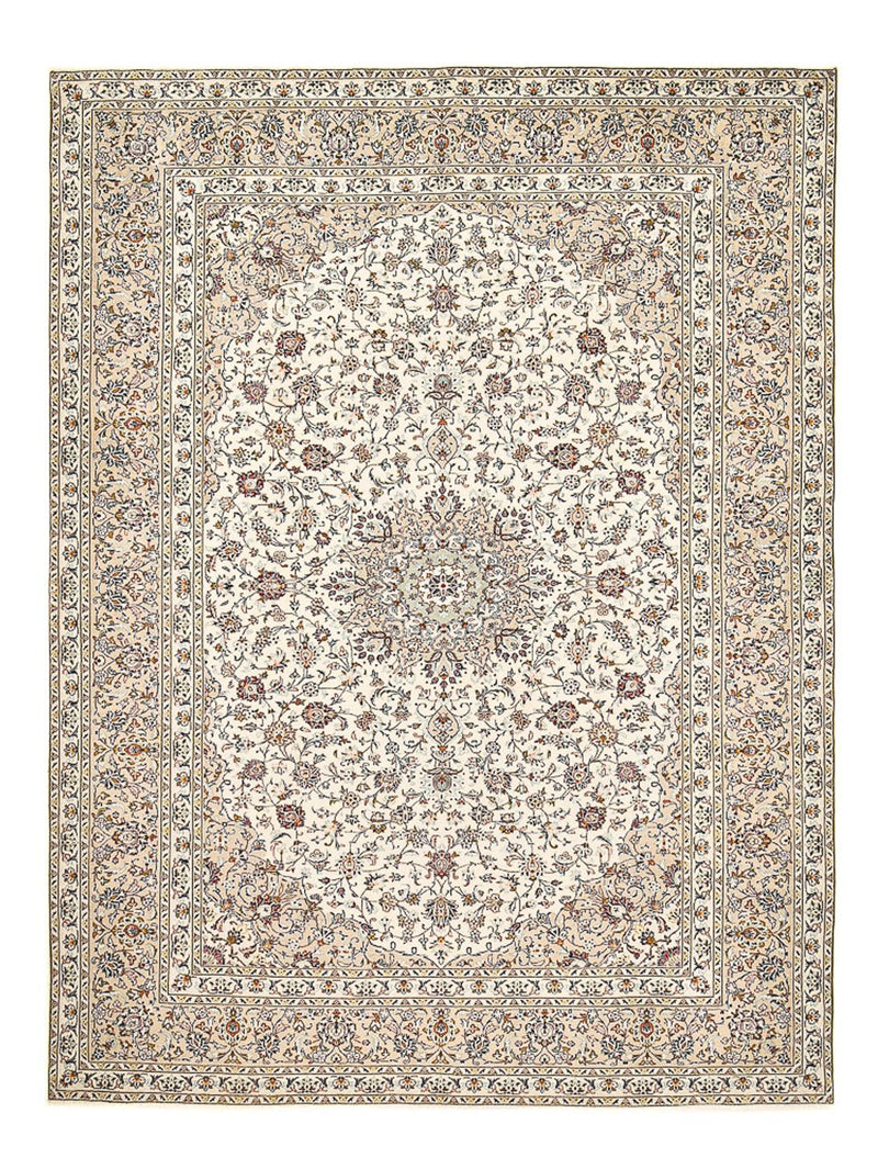 カシャーン 絨毯 397x293cm - ペルシャ絨毯