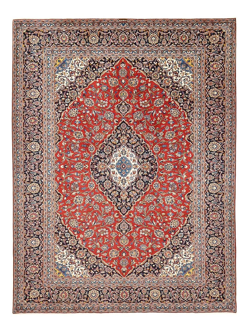 カシャーン 絨毯 405x305cm - ペルシャ絨毯