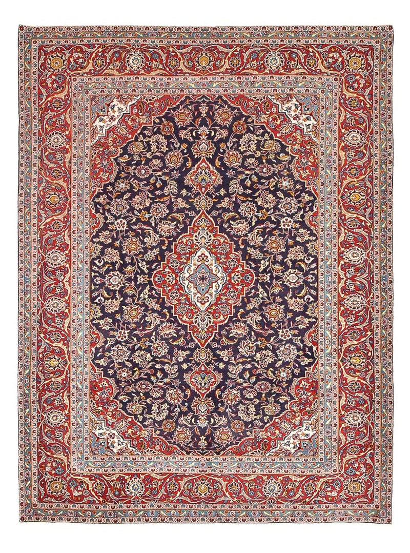 カシャーン 絨毯 340x255cm - ペルシャ絨毯