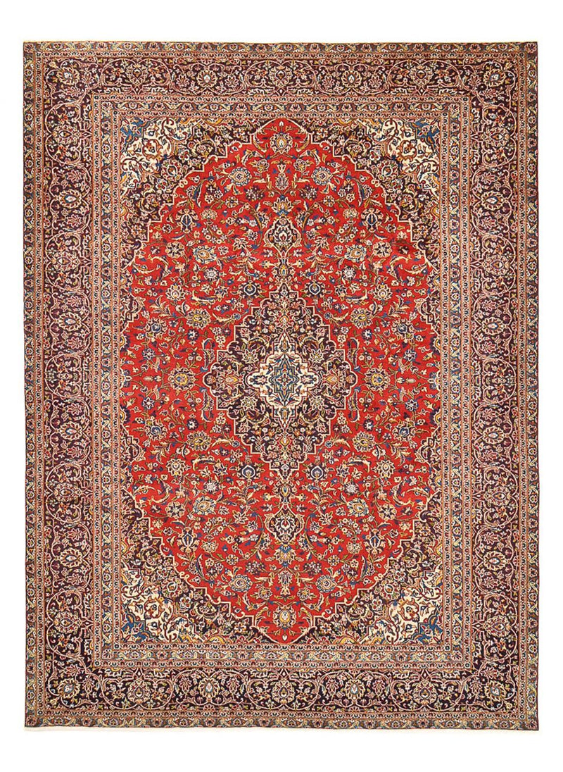 カシャーン 絨毯 392x285cm - ペルシャ絨毯