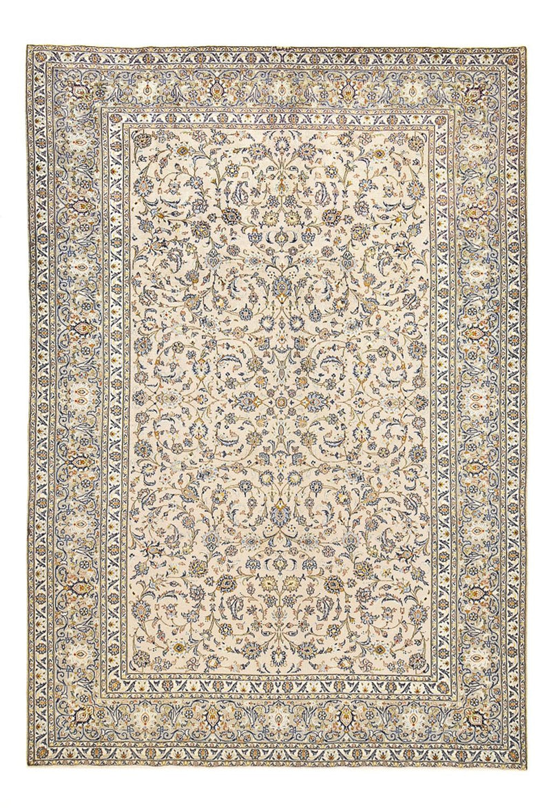 カシャーン 絨毯 417x286cm - ペルシャ絨毯