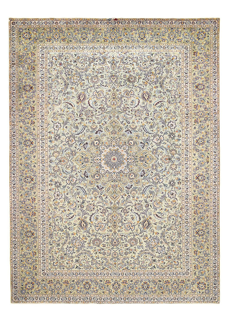 カシャーン 絨毯 423x301cm - ペルシャ絨毯