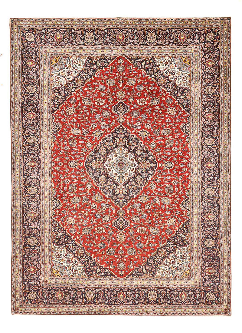 カシャーン 絨毯 416x297cm - ペルシャ絨毯