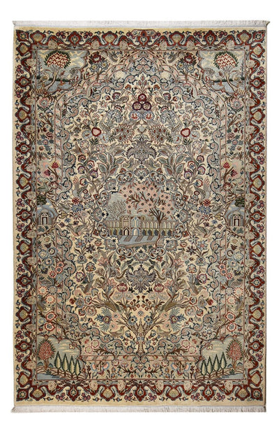 カシャーン 絨毯 201x301cm - ペルシャ絨毯
