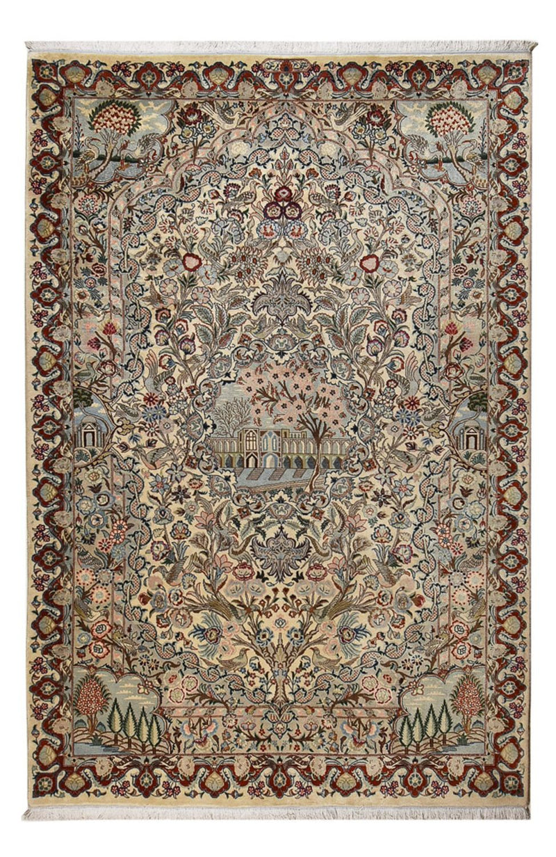 カシャーン 絨毯 301x201cm - ペルシャ絨毯