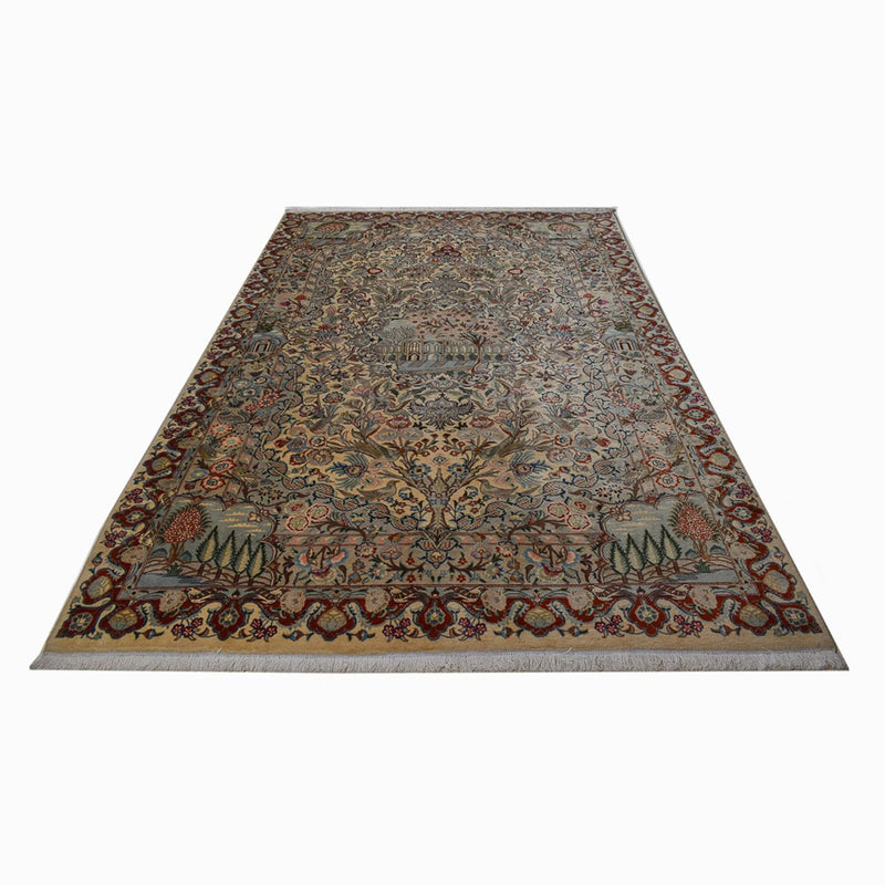 カシャーン 絨毯 301x201cm - ペルシャ絨毯