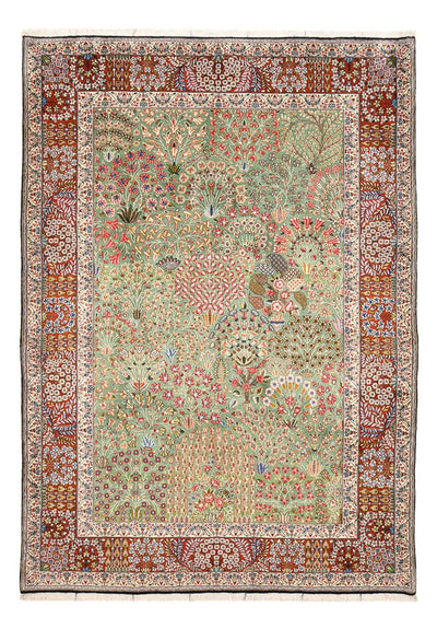 ラフサンジャン 絨毯 209x296cm - ペルシャ絨毯