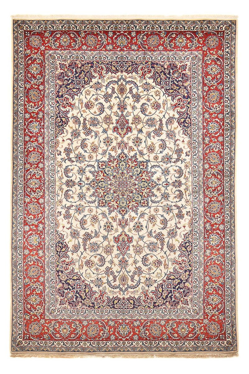 イスファハン 絨毯 308x205cm - ペルシャ絨毯