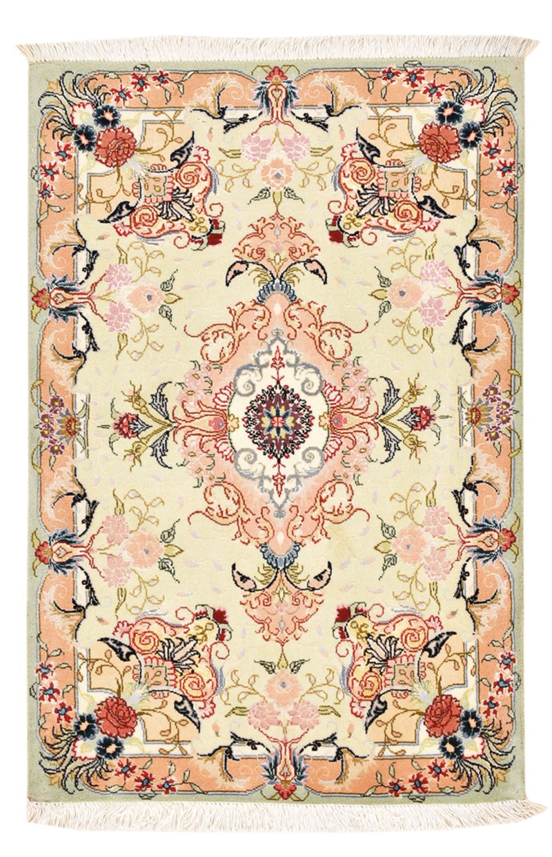 タブリーズ - 50 Raj 絨毯 90x60cm - ペルシャ絨毯