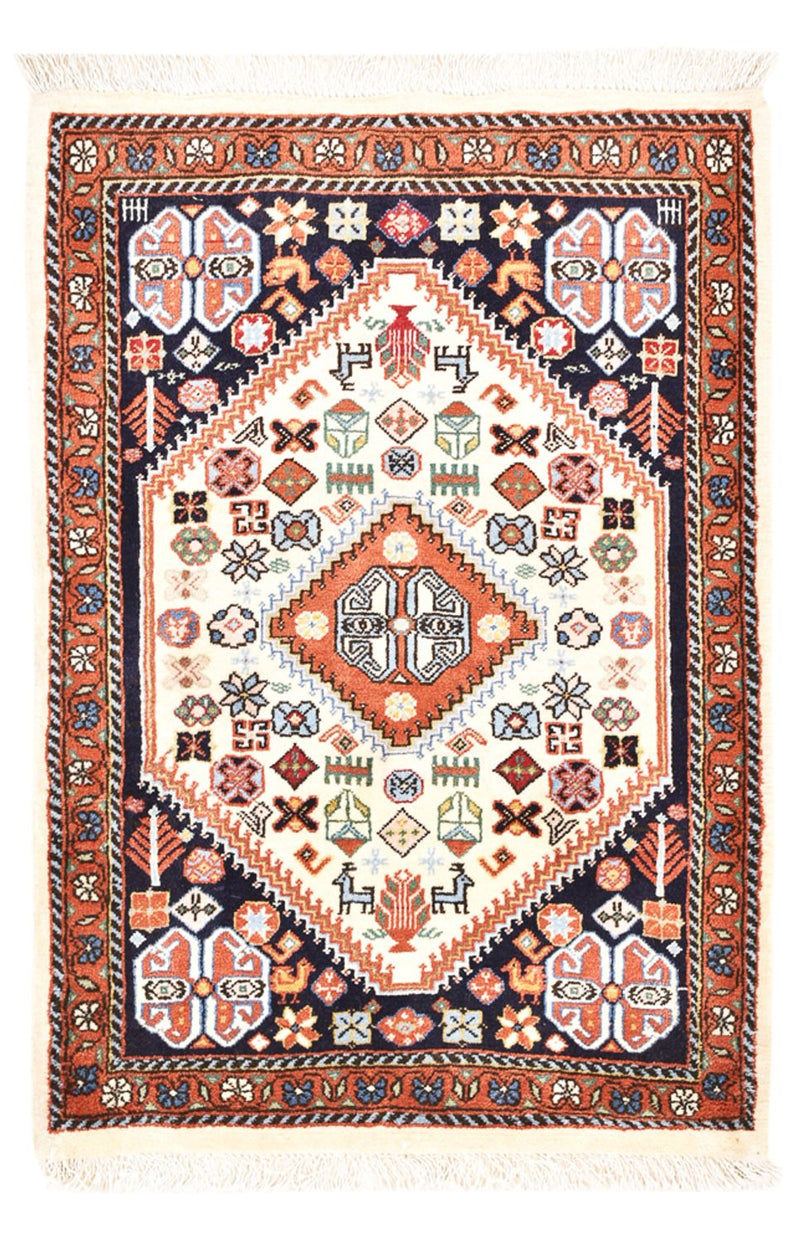 カシュクリ 絨毯 95x64cm - ペルシャ絨毯