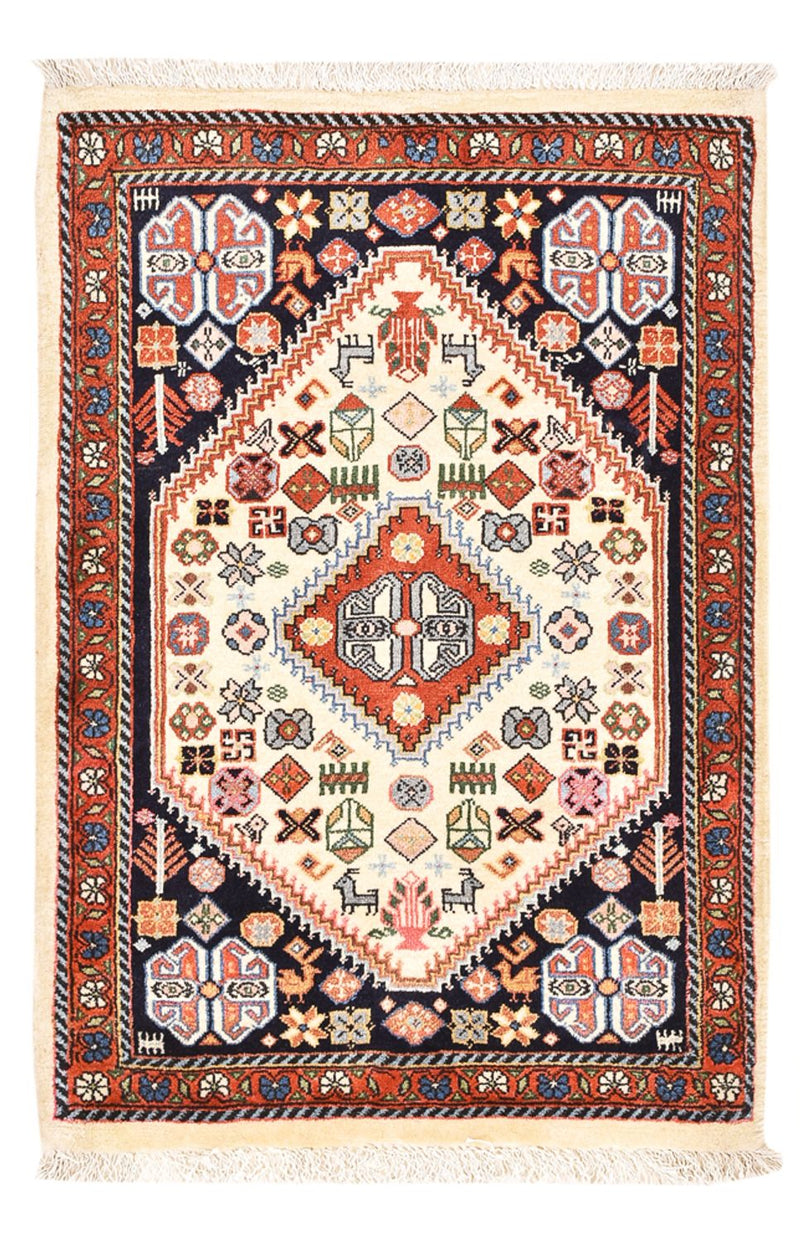 カシュクリ 絨毯 90x60cm - ペルシャ絨毯