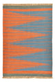 キリム モダン 絨毯 150x103cm - ウールラグ