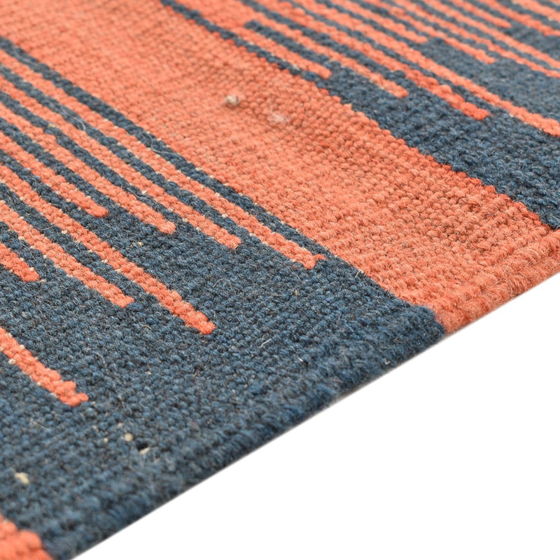キリム モダン 絨毯 137x98cm - ウールラグ