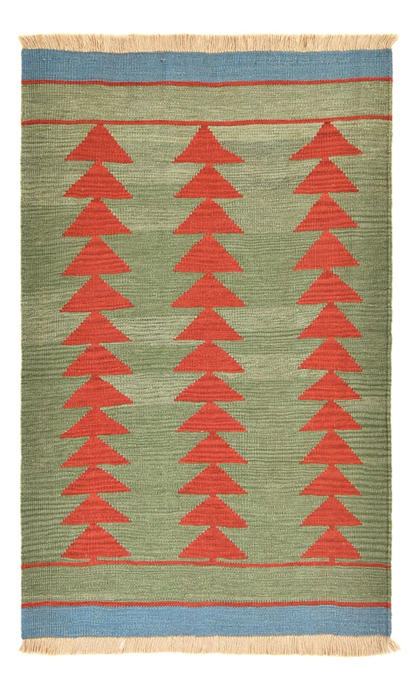 キリム モダン 絨毯 150x98cm - ウールラグ