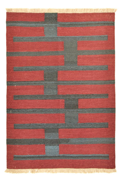 キリム モダン 絨毯 104x148cm - ウールラグ