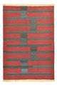 キリム モダン 絨毯 148x104cm - ウールラグ