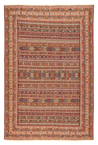 アフシャール・シルジャン 絨毯 199x302cm - ペルシャ絨毯