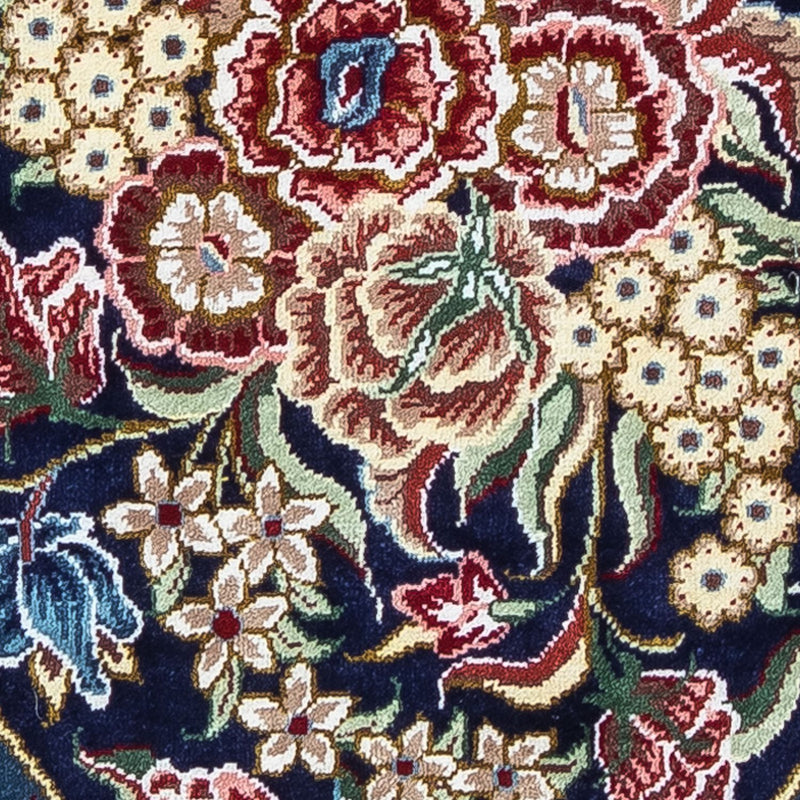 ゴム - シルク 絨毯 40x28cm - ペルシャ絨毯