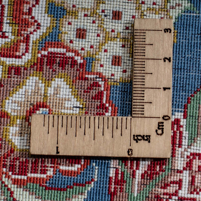 ゴム - シルク 絨毯 40x28cm - ペルシャ絨毯