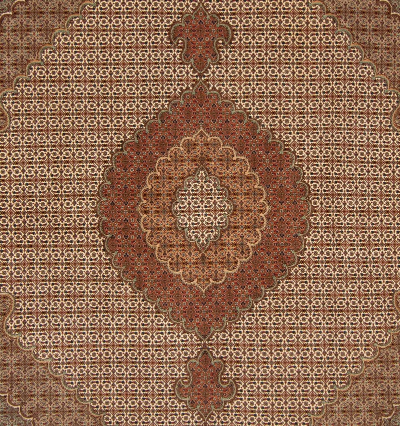 タブリーズ 絨毯 252x202cm - ペルシャ絨毯