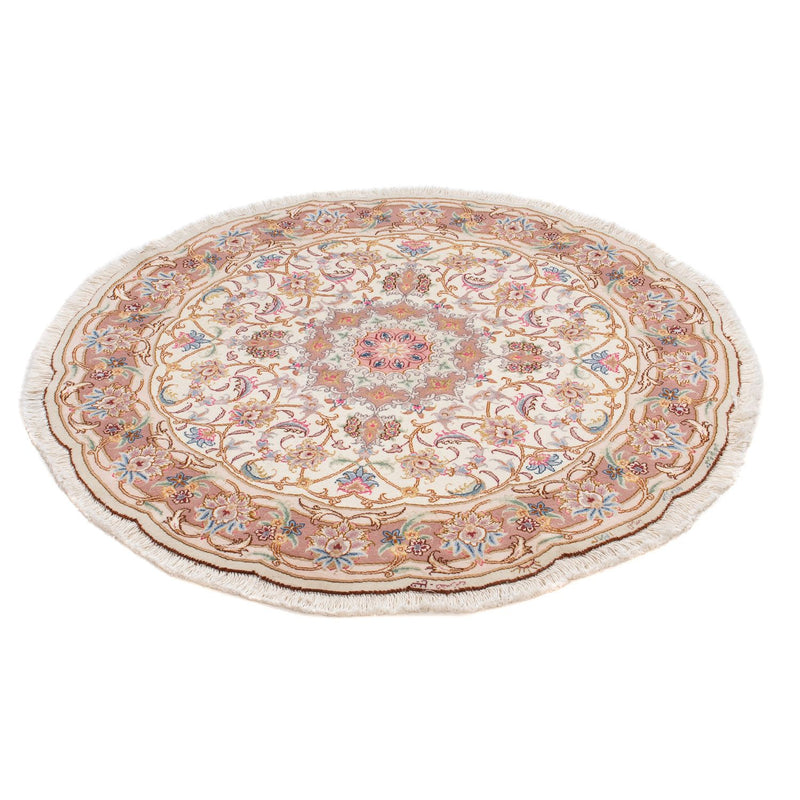 タブリーズ - 50 Raj 絨毯 105x105cm - ペルシャ絨毯