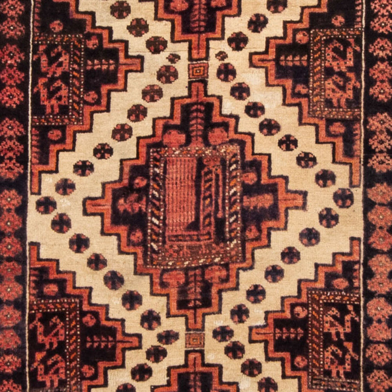 バルーチ絨毯 238x100cm - ペルシャ絨毯