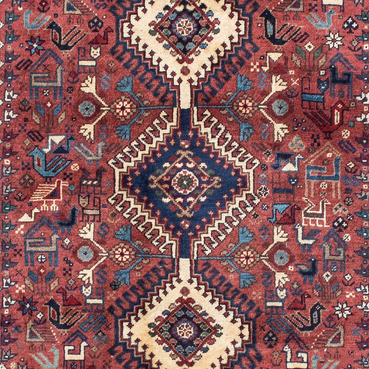 ヤラメ 絨毯 146x100cm - ペルシャ絨毯