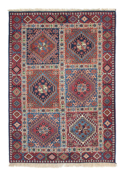 ヤラメ 絨毯 100x136cm - ペルシャ絨毯