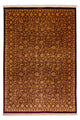 ゴム - シルク 絨毯 216x132cm - ペルシャ絨毯
