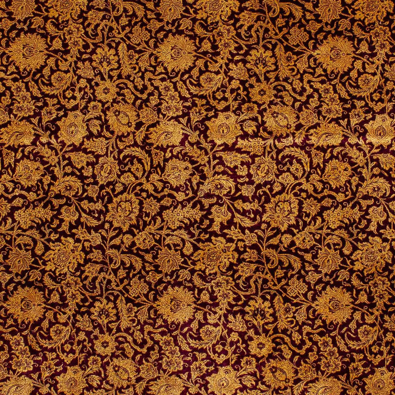 ゴム - シルク 絨毯 216x132cm - ペルシャ絨毯