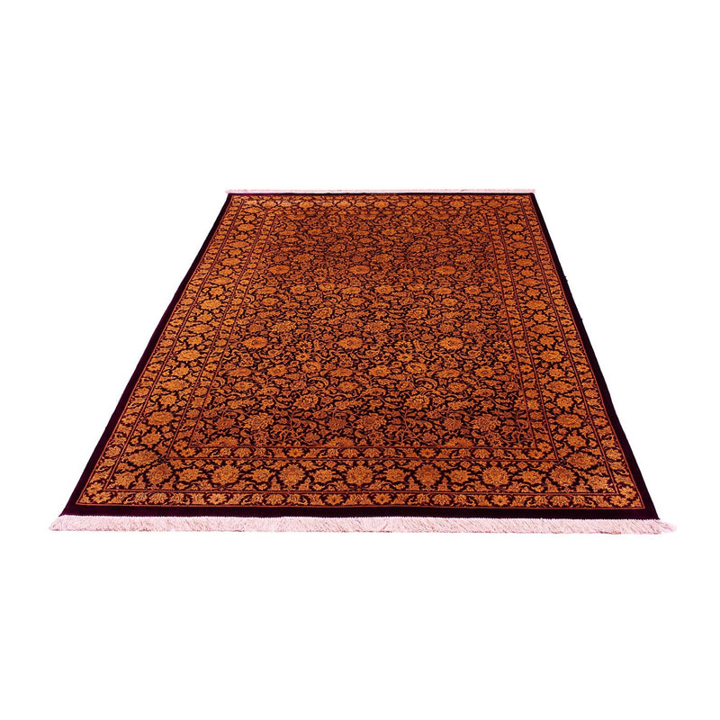 ゴム - シルク 絨毯 216x132cm - ペルシャ絨毯