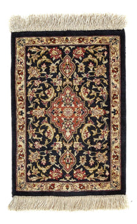 ゴム - シルク 絨毯 42x28cm - ペルシャ絨毯 – product image