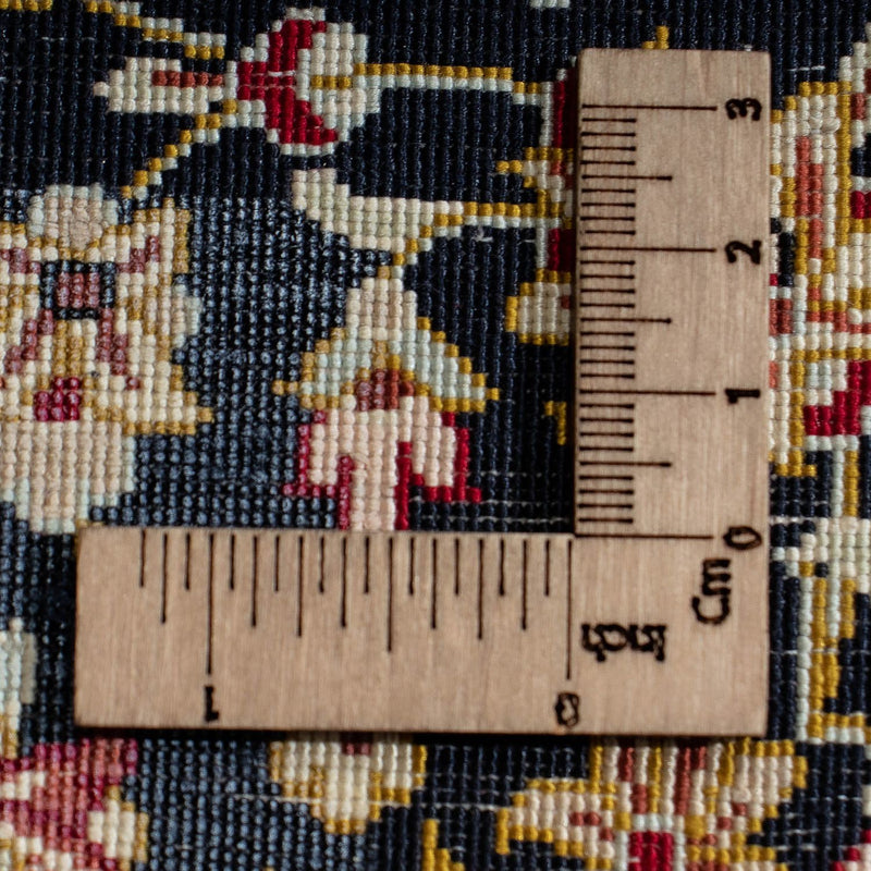 ゴム - シルク 絨毯 42x28cm - ペルシャ絨毯