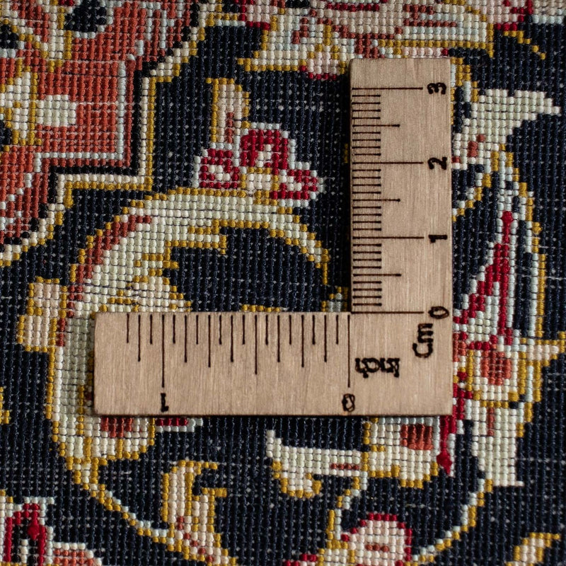ゴム - シルク 絨毯 41x28cm - ペルシャ絨毯