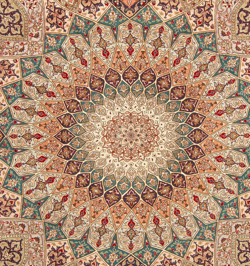 タブリーズ - 50 Raj 絨毯 258x205cm - ペルシャ絨毯