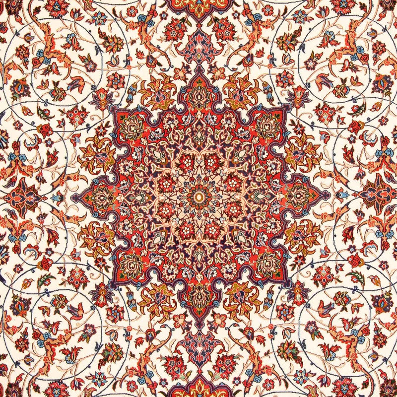 イスファハン 絨毯 310x208cm - ペルシャ絨毯