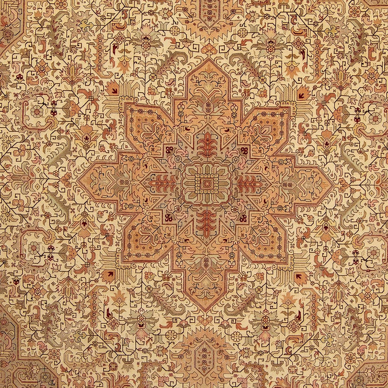タブリーズ - 50 Raj 絨毯 344x251cm - ペルシャ絨毯
