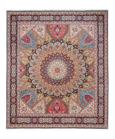 タブリーズ - 50 Raj 絨毯 257x307cm - ペルシャ絨毯