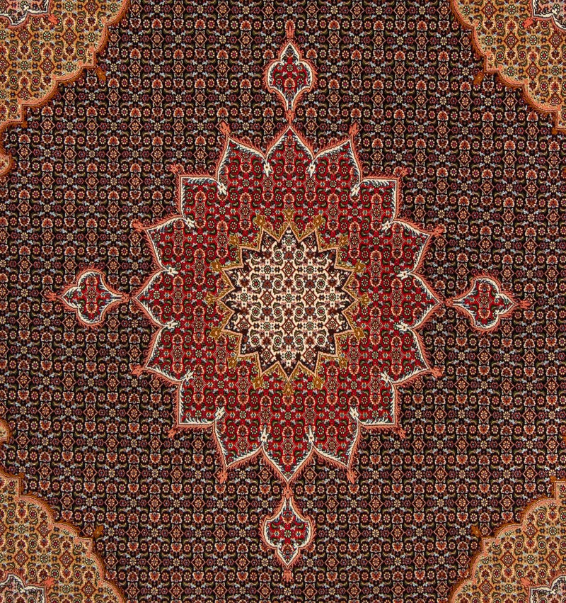 タブリーズ - 50 Raj 絨毯 219x200cm - ペルシャ絨毯