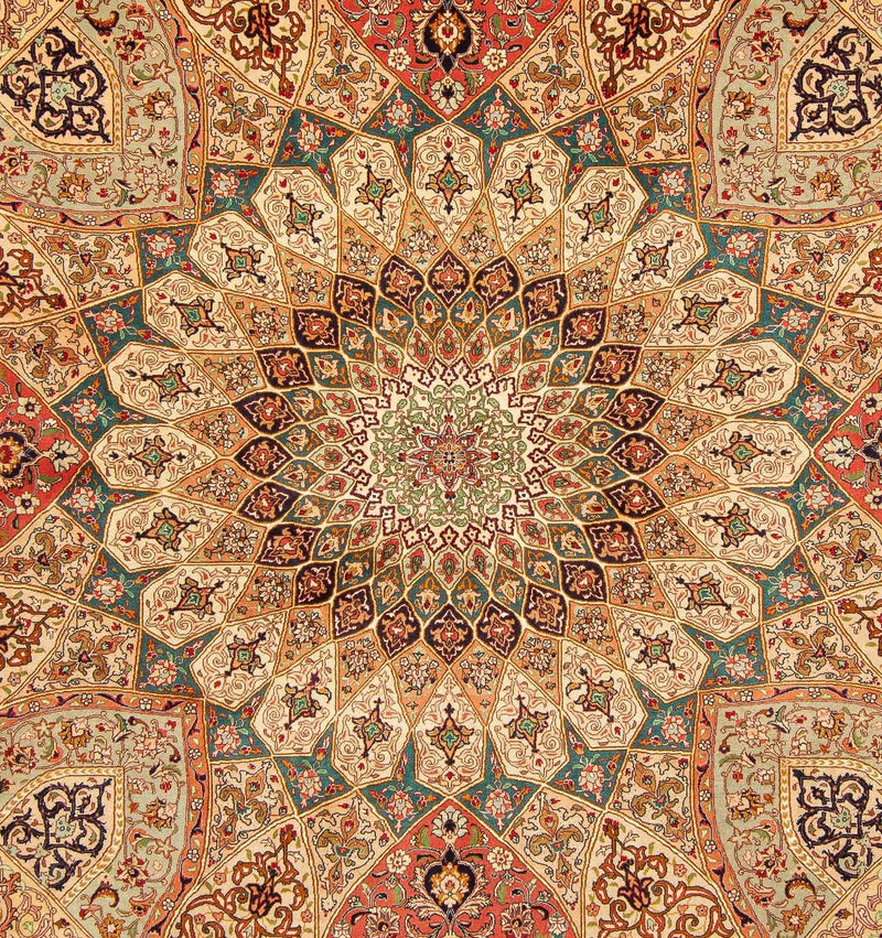 タブリーズ - 50 Raj 絨毯 253x252cm - ペルシャ絨毯