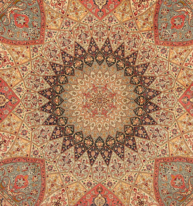 タブリーズ - 50 Raj 絨毯 253x250cm - ペルシャ絨毯