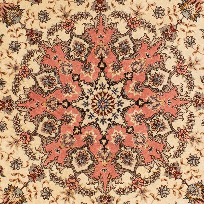 タブリーズ - 50 Raj 絨毯 150x150cm - ペルシャ絨毯