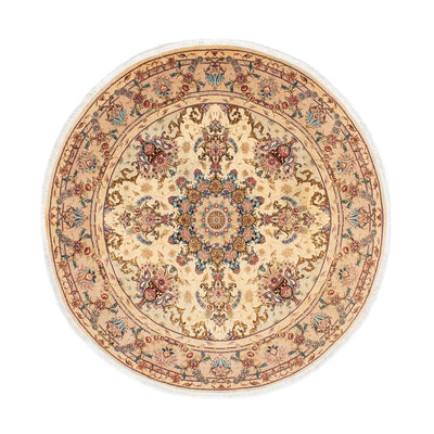 タブリーズ - 50 Raj 絨毯 150x150cm - ペルシャ絨毯