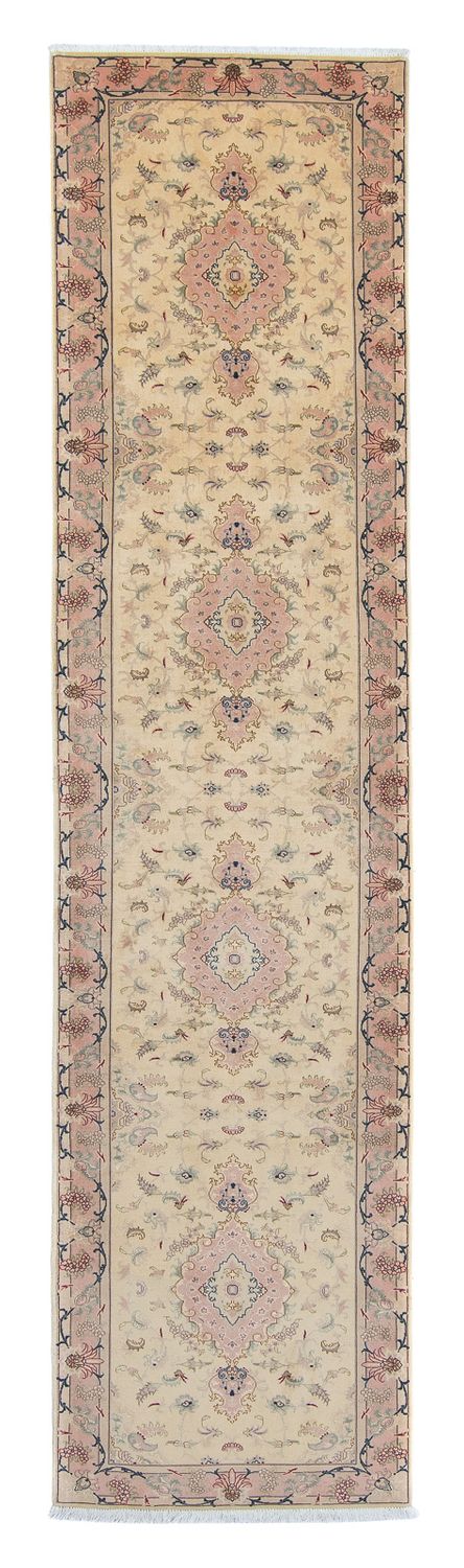 タブリーズ - 50 Raj 絨毯 397x86cm - ペルシャ絨毯