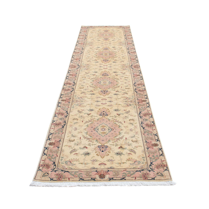 タブリーズ - 50 Raj 絨毯 397x86cm - ペルシャ絨毯