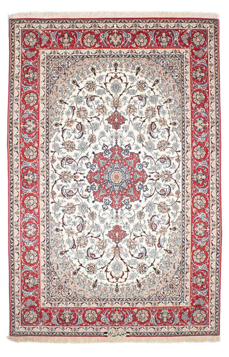 イスファハン 絨毯 243x156cm - ペルシャ絨毯